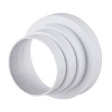 Universal reducer, PVC, color white, ф100~ф150mm, 500109, ELMARK