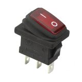 Rocker Switch, 2-position, OFF-ON, 6A/250VAC, IP55, KCD1-2-101NW