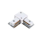 L - Connector, for LED Track Rail, build-in, white, 93120