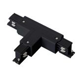T-Connector, for LED Track Rail, 4-wire, build-in, black, 94330