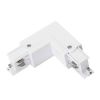 L-Connector, for LED Track Rail, 4-wire, build-in, white, 94120
