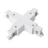X-Connector, for LED Track Rail, 4-wire, build-in, white, 94140
