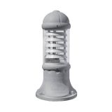 Градинска лампа SAURO, E27, IP55, сива, 95SAURO500L/GR, ELMARK