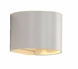 LED facade  lamp, 10(2x5)W, 4000К, IP54, white, 969LED100R/WH, ELMARK