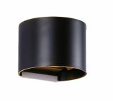 LED facade  lamp, 10(2x5)W, 4000К, IP54, black, 969LED100R/BL, ELMARK