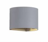 LED фасадна лампа, 10(2x5)W, 4000К, IP54, сива, 969LED100R/GR, ELMARK