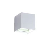 LED facade  lamp, 10(2x5)W, 4000К, IP54, white, 969LED100S/WH, ELMARK