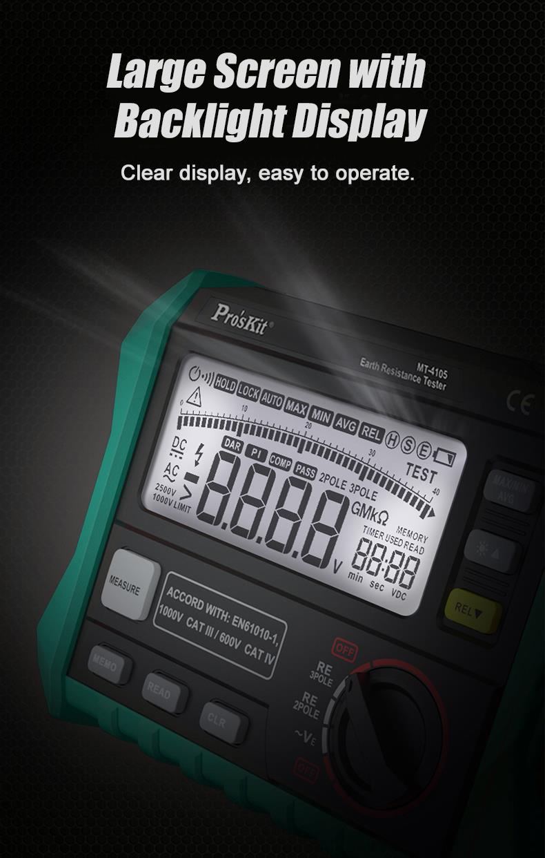 Earth Resistance Tester MT-4105