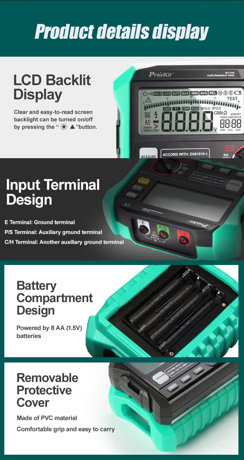 Earth Resistance Tester MT-4105