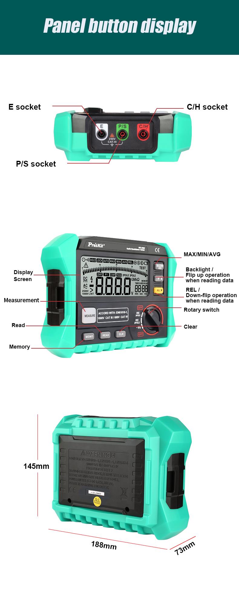 Earth Resistance Tester MT-4105