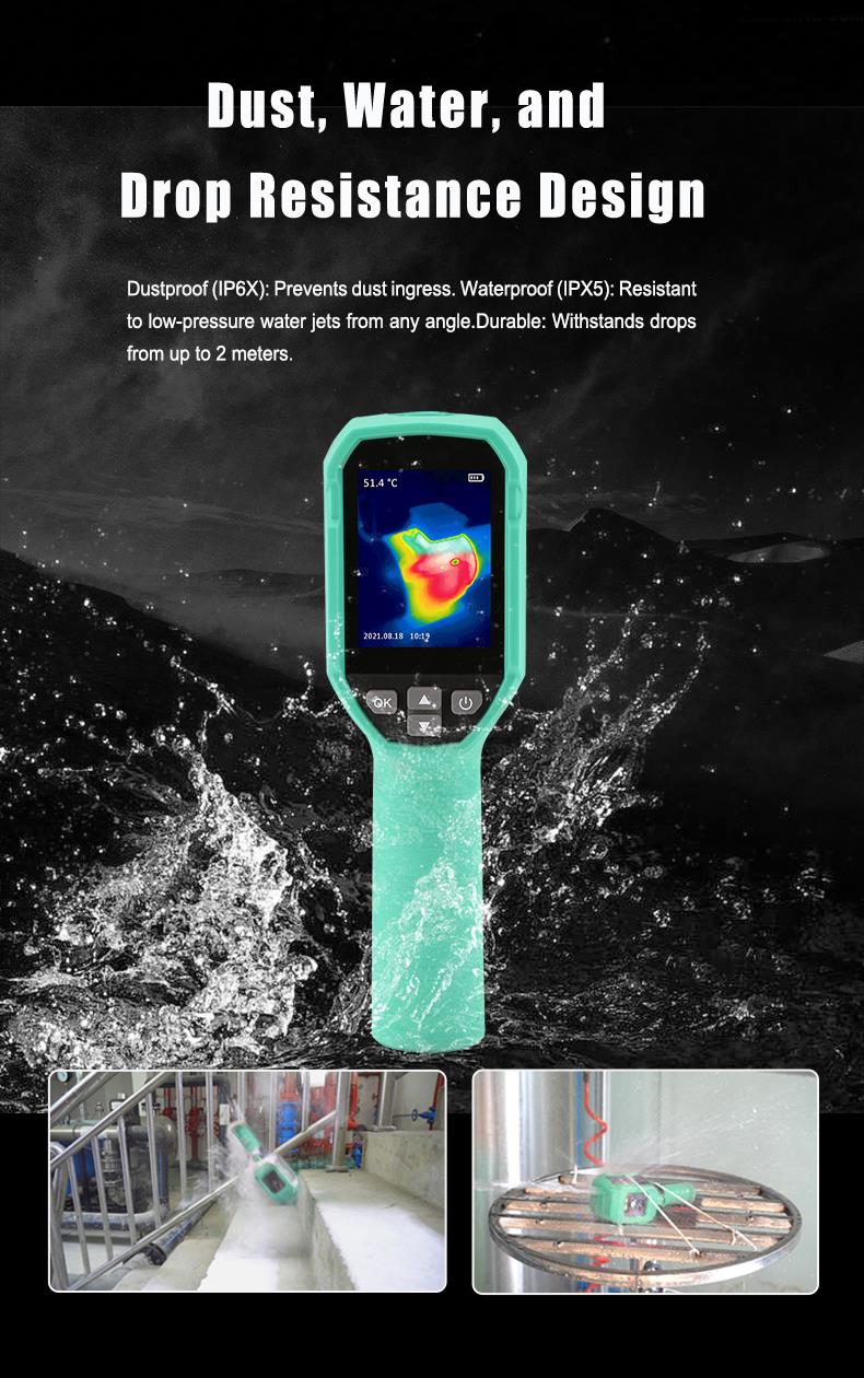 Thermal imaging camera MT-6120, -20~400°C, ±2°C, 60mK, Li-ion, USB-C, PR, PRO'S KIT