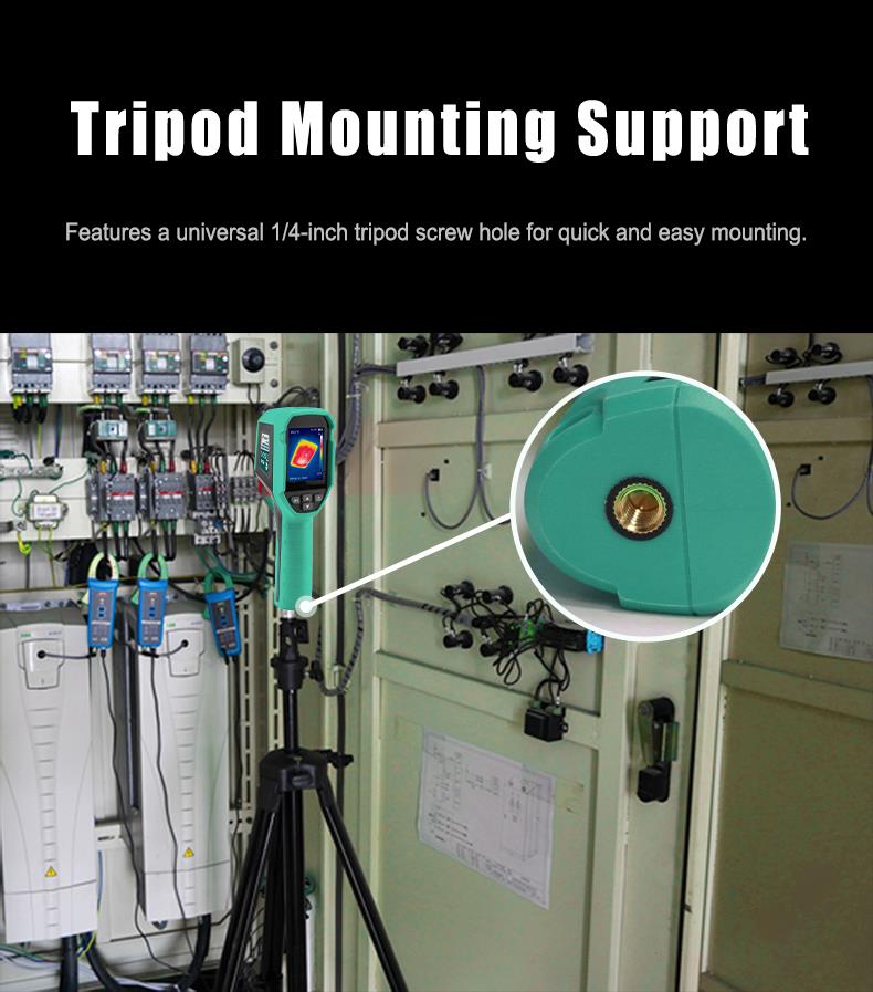 Thermal imaging camera MT-6120, -20~400°C, ±2°C, 60mK, Li-ion, USB-C, PR, PRO'S KIT