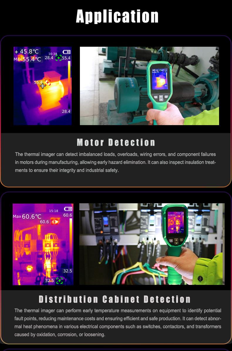 Thermal imaging camera MT-6120, -20~400°C, ±2°C, 60mK, Li-ion, USB-C, PR, PRO'S KIT
