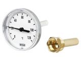 Термометър, биметален, 0~120°C, A43, ф 63mm, Клас 2, 14138673, WIKA