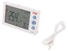 Thermo -hygrometer, LCD, -10 ~ 50°C, 0 ~ 99%Rh, accuracy ± 1°C, 0.1°C