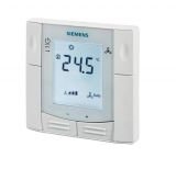 Room thermostat RDF600KN, 230VAC, 0~49°C, LCD display, for 2/4-tube systems, SIEMENS