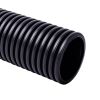 Corrugated tube, 32/40mm, black, polyethylene, KF 09040UVFA, KOPOS KOLIN
