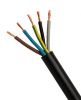 Cable, instalation, 5x4mm2, copper, flexible, black, HO5RR-F
