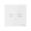 Wi-Fi Smart light switch, double, 2x2A, 100~240VAC, white, T0EU2C, SONOFF
