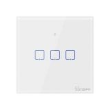 Wi-Fi Smart light switch, triple, 3x1A, 100~240VAC, white, T0EU3C, SONOFF