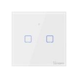 Wi-Fi Smart light switch, double, 2x2A, 100~240VAC, white, T0UK2C, SONOFF