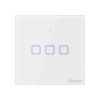 Wi-Fi Smart light switch, triple, 3x2A, 100~240VAC, white, T0UK3C, SONOFF
