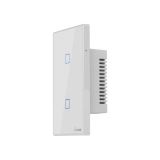 Wi-Fi Smart ключ за осветление, двоен, 2x2A, 100~240VAC, бял, T0US2C, SONOFF