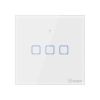 Wi-Fi Smart light switch, triple, 3x2A, 100~240VAC, white, T1UK3C, SONOFF
