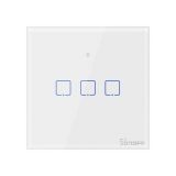 Wi-Fi Smart light switch, triple, 3x2A, 100~240VAC, white, T1UK3C, SONOFF