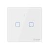 Wi-Fi Smart light switch, double, 2x2A, 100~240VAC, white, T2EU2C, SONOFF

