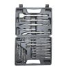 Chisel set, trencher, drill, SDS PLUS shank, for concrete, 17pcs, 598430, ELMARK