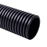 Corrugated tube, 10/13mm, black, polypropylene, JDD TECH