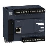 Controller, Programmable, TM221C24R, 100~240VAC, 14 Inputs, 10 Outputs, Schneider Electric