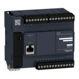 Controller, Programmable, TM221C24T, 24VDC, 14 Inputs, 10 Outputs, Schneider Electric