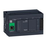 Controller, Programmable, TM241CE24R, 100~240VAC, 14 Inputs, 10 Outputs, Schneider Electric, Ethernet

