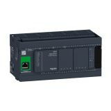Controller, Programmable, TM241CE40T, 24VDC, 24 Inputs, 16 Outputs, Schneider Electric
