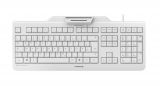 Клавиатура CHERRY, USB, secure card, JK-A0400EU-0, бяла