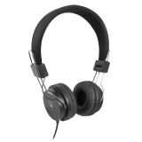 Headphones EWENT, EW3573, stereo jack 3.5mm, without microphone, color black
