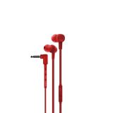 Слушалки ML-AH-SOLID-FUJI, жак 3.5mm, вграден микрофон, 1.2m, червени