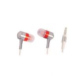 Слушалки MK650-R, жак 3.5mm, 1.4m, червен/сив