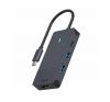 USB хъб, 4 в 1, UCM-2001, USB/HDMI/SD card, черен, RAPOO
 - 1
