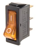 Rocker Switch, 2-position, OFF-ON, 16A/250VAC, hole size 32x11mm, PRK0007E