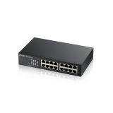 Суич Gigabit, Ethernet, 16-портов, GS1100-16, ZYXEL