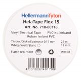 PVC INSULATING TAPE HTAPE-FLEX15-15x25-PVC-WH, 15MM X 25M, WHITE - 2 - Vikiwat PVC INSULATING TAPE HTAPE-FLEX15-15x25-PVC-WH, 15MM X 25M, WHITE - 2