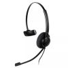 ADDASOUND headphones, mono, CRYSTAL-2731, QD-USB, microphone, 0.7m, black 
 - 1