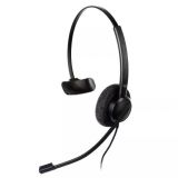 headphones ADDASOUND, mono, CRYSTAL-2731, QD-USB, microphone, 0.7m, black