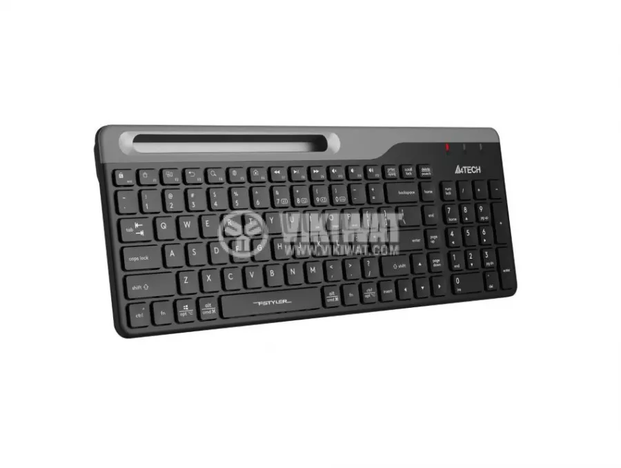 Безжична клавиатура FBK25 wireless/bluetooth A4TECH черна - ВИКИВАТ