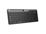 Wireless keyboard, FBK25, wireless/bluetooth, A4TECH, black