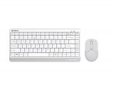 Mouse and keyboard, A4TECH, FG1112, wireless, white