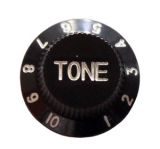 Копче за потенциометър за китара KB001 TONE черно